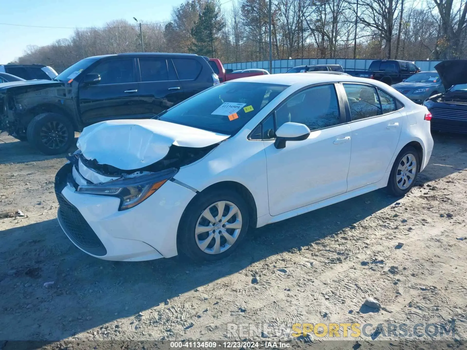 2 Фотография поврежденного автомобиля 5YFEPMAE3MP244692 TOYOTA COROLLA 2021