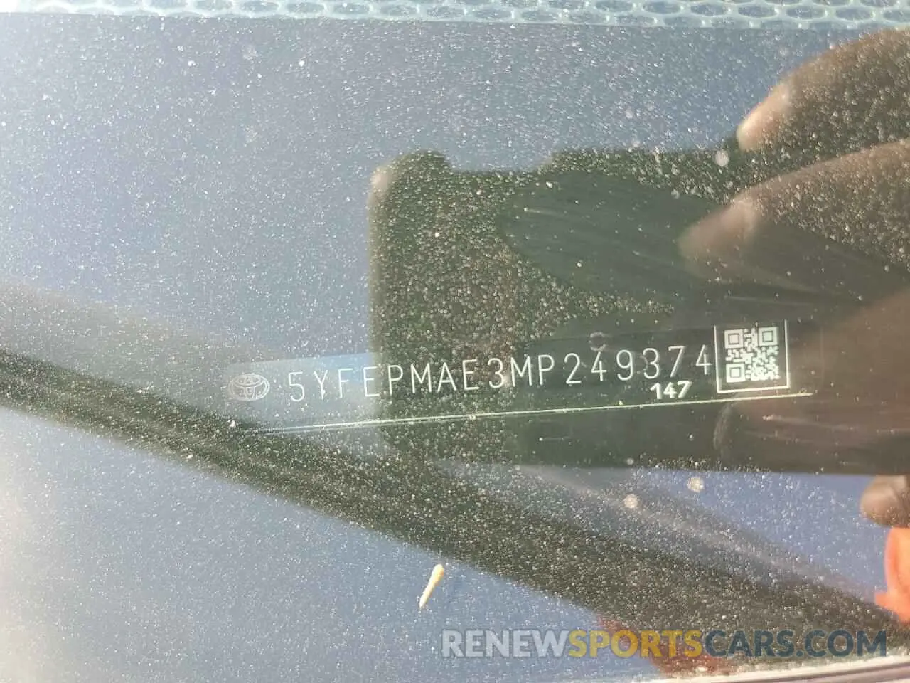 12 Фотография поврежденного автомобиля 5YFEPMAE3MP249374 TOYOTA COROLLA 2021