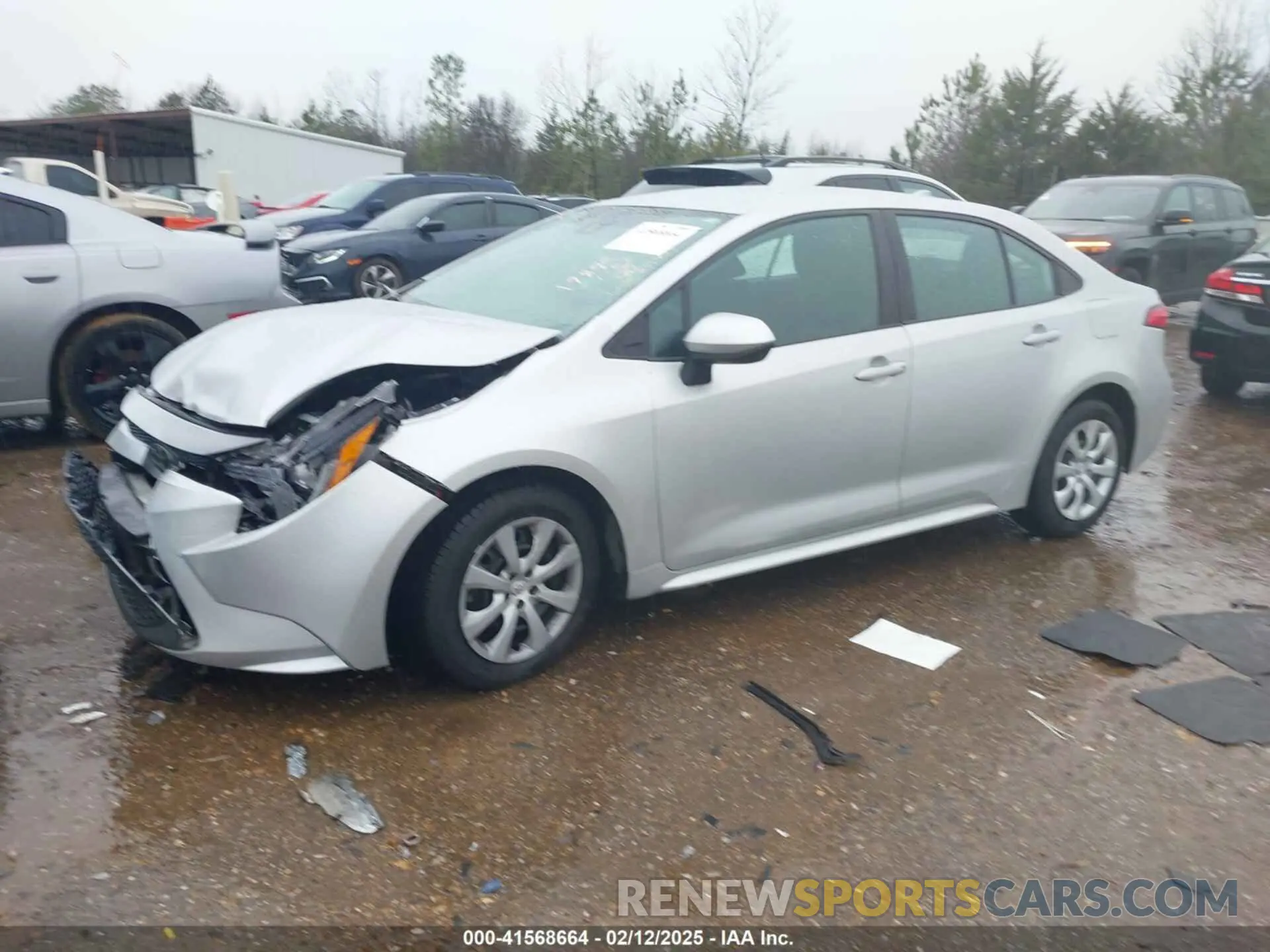 2 Photograph of a damaged car 5YFEPMAE3MP251903 TOYOTA COROLLA 2021