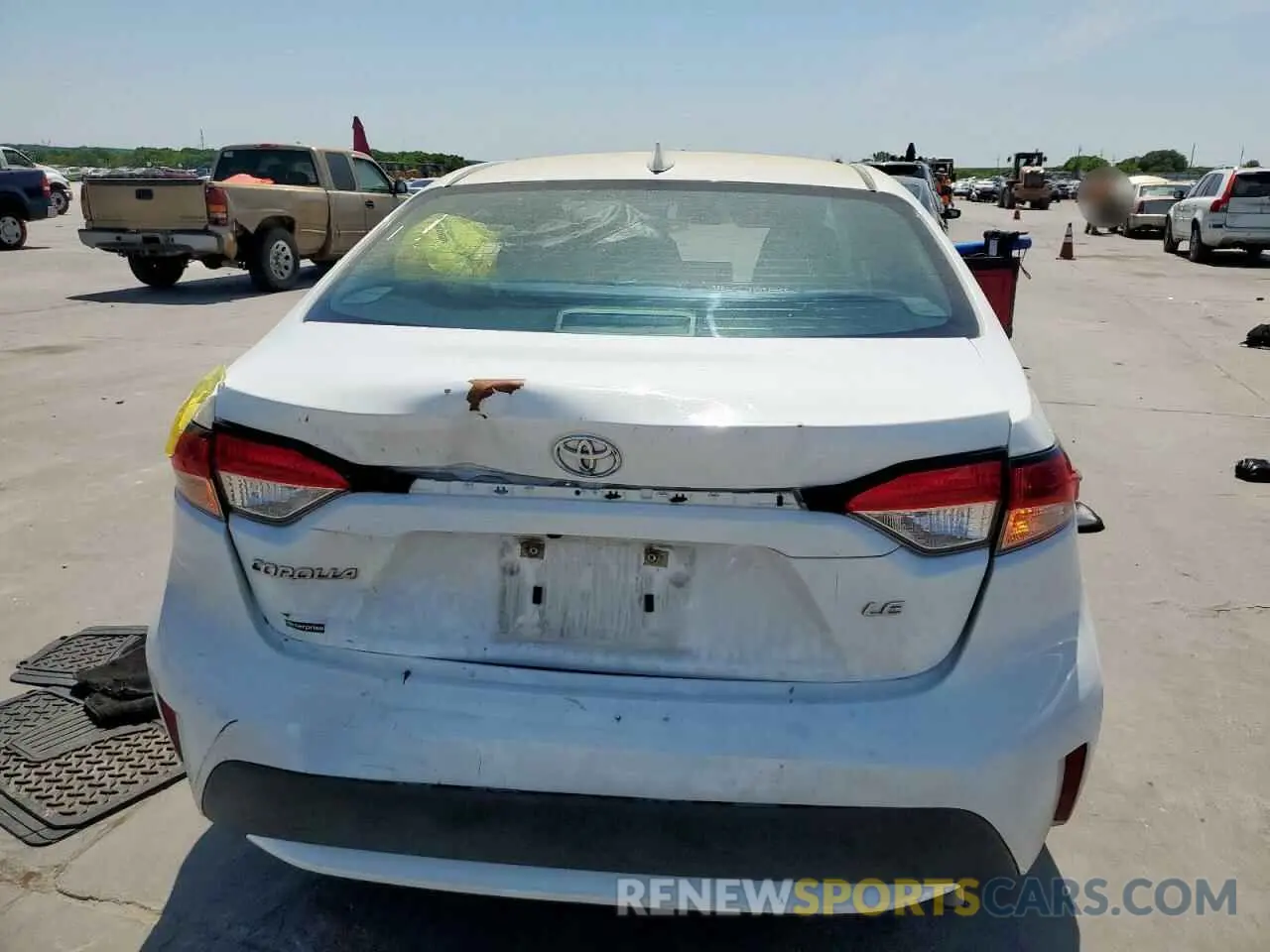 6 Photograph of a damaged car 5YFEPMAE3MP255921 TOYOTA COROLLA 2021
