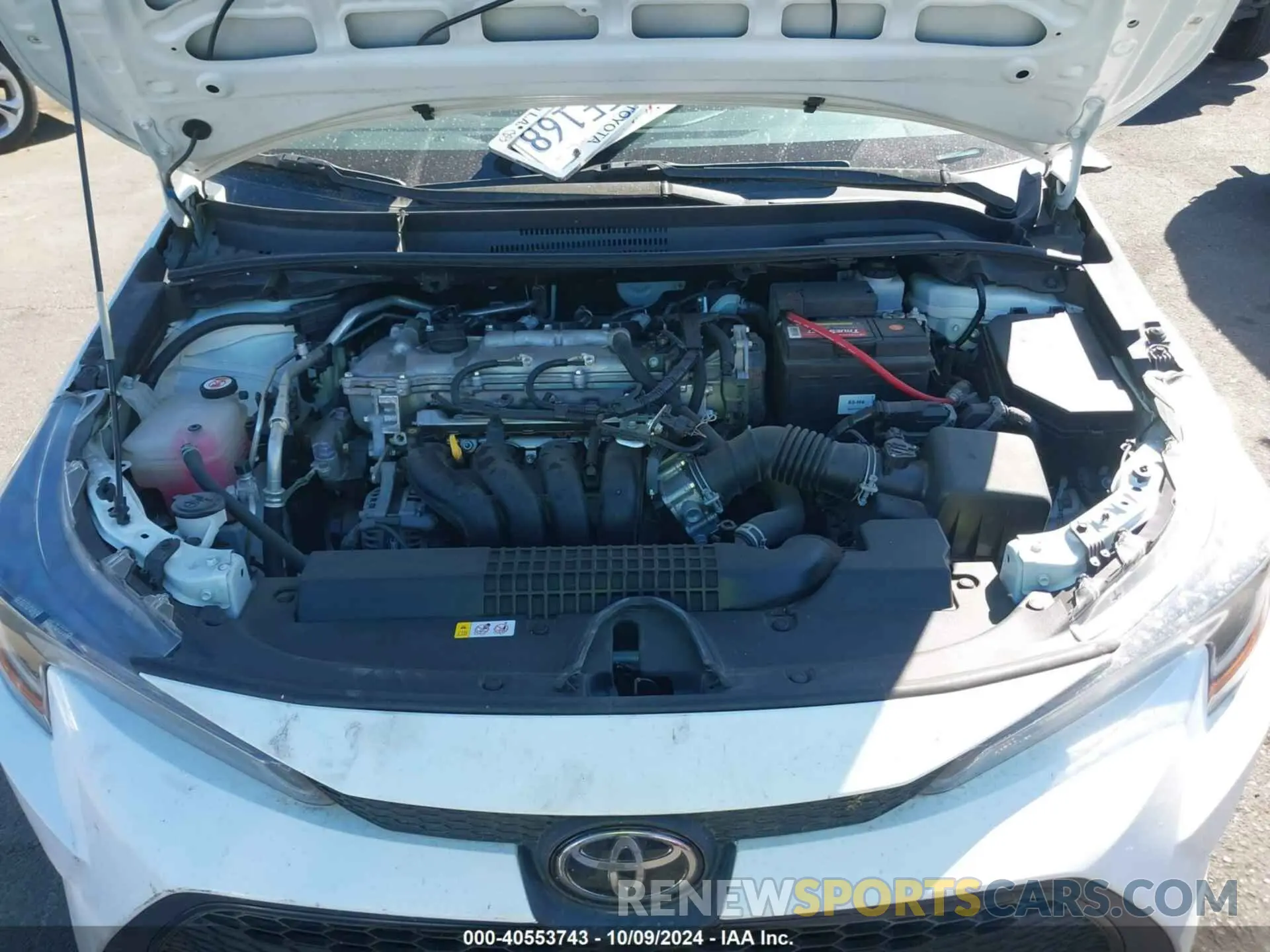 10 Photograph of a damaged car 5YFEPMAE3MP257054 TOYOTA COROLLA 2021
