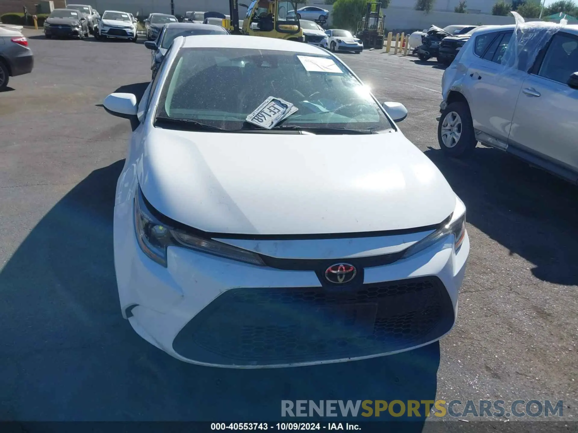 13 Photograph of a damaged car 5YFEPMAE3MP257054 TOYOTA COROLLA 2021