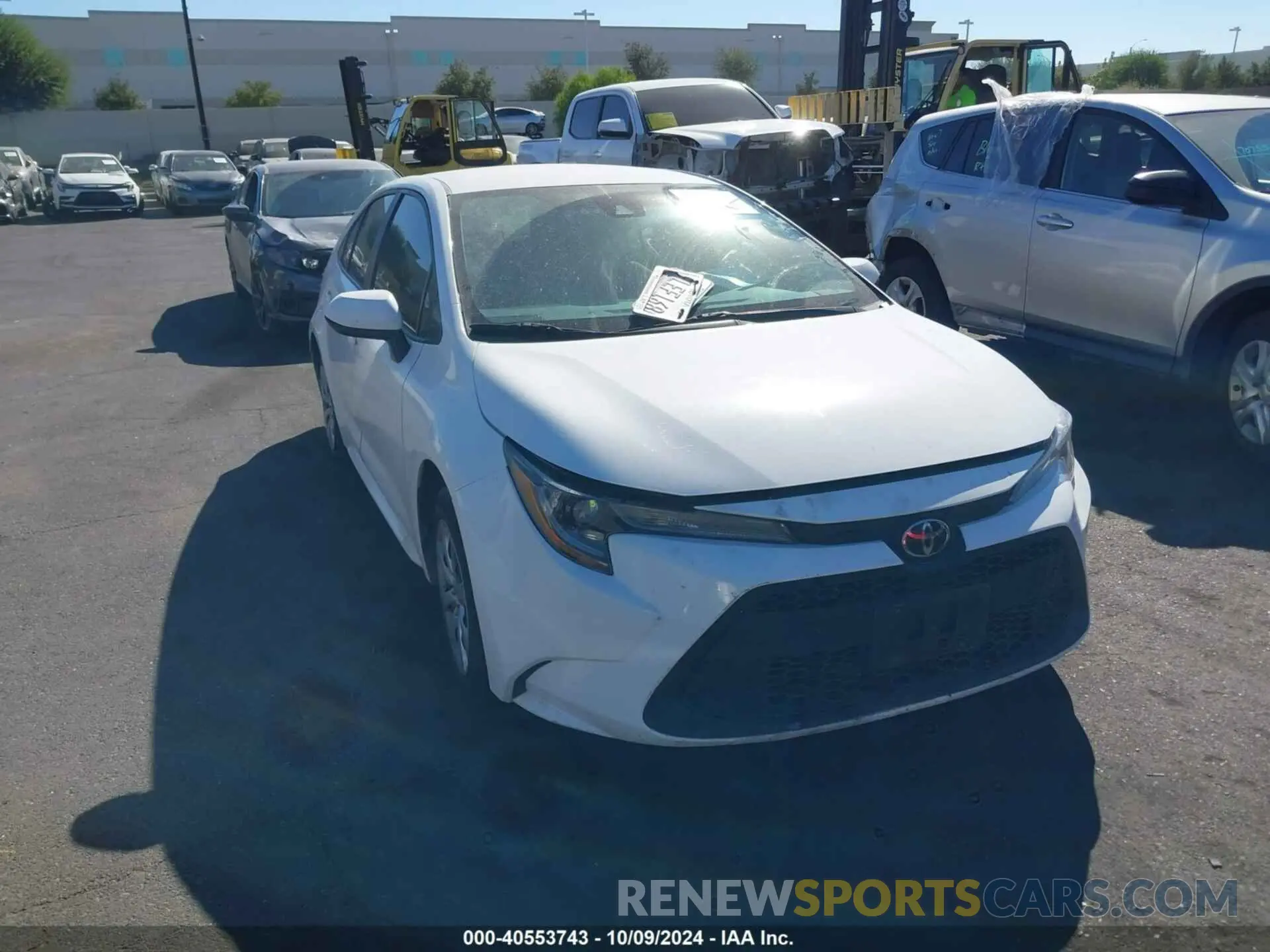 14 Photograph of a damaged car 5YFEPMAE3MP257054 TOYOTA COROLLA 2021