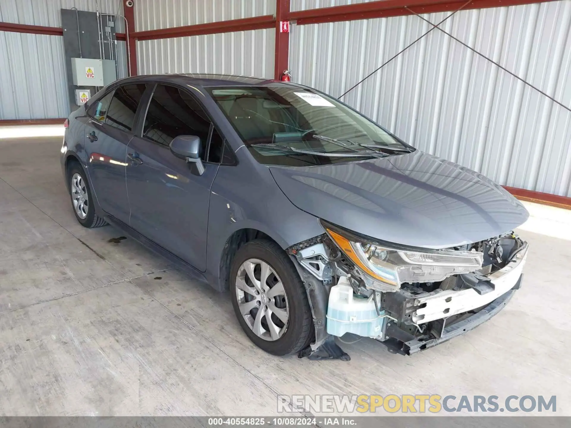 1 Photograph of a damaged car 5YFEPMAE3MP260570 TOYOTA COROLLA 2021