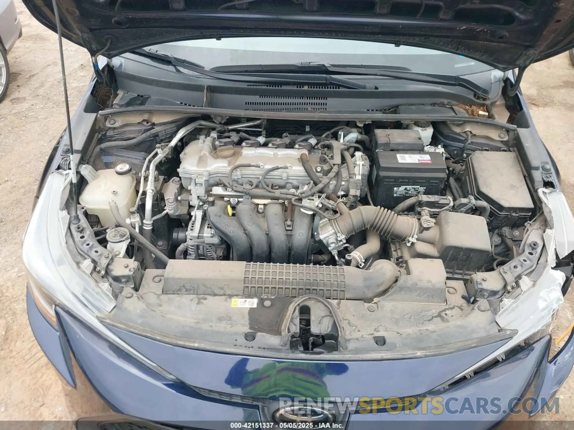 10 Фотография поврежденного автомобиля 5YFEPMAE3MP261136 TOYOTA COROLLA 2021
