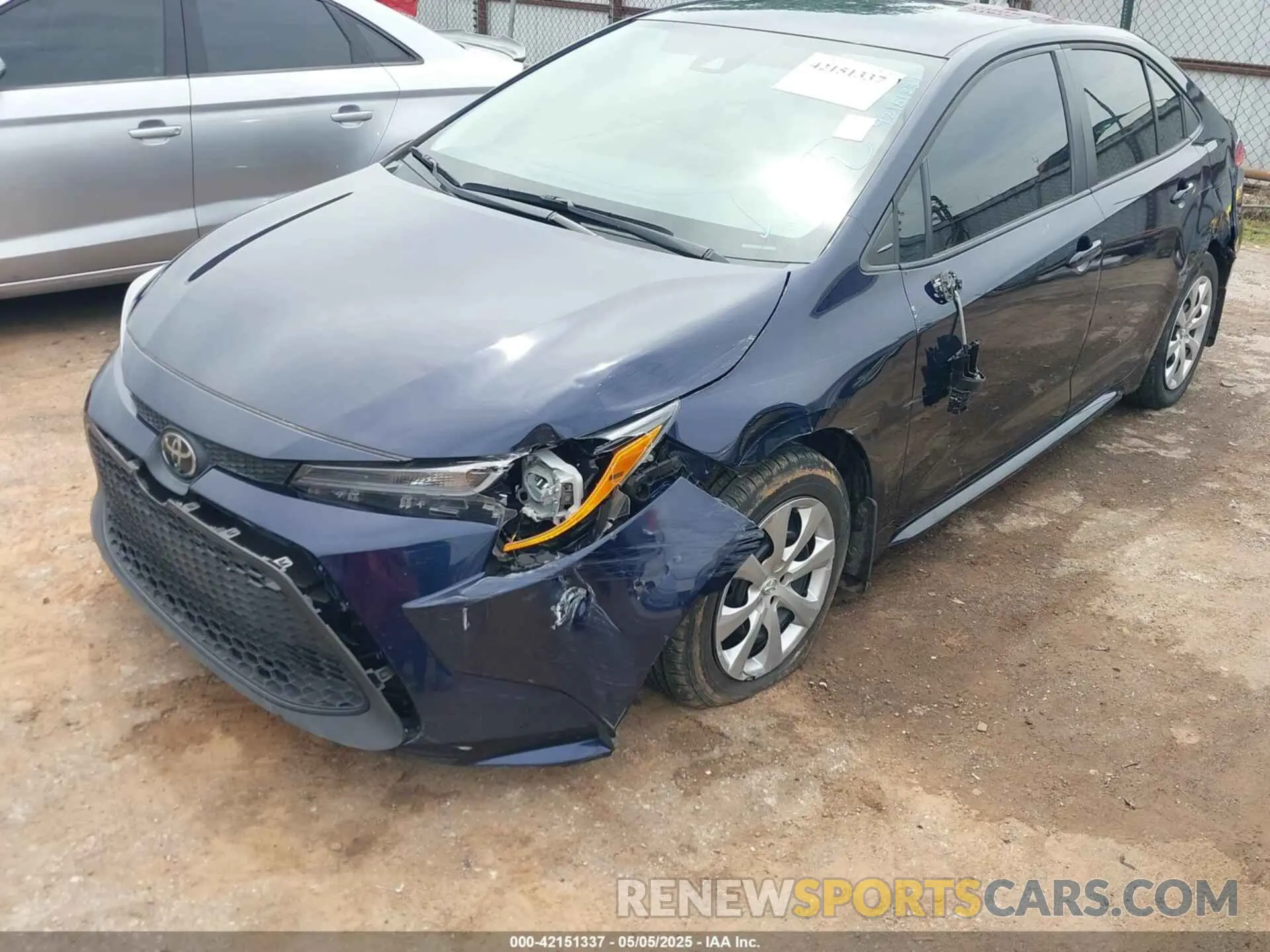 6 Фотография поврежденного автомобиля 5YFEPMAE3MP261136 TOYOTA COROLLA 2021