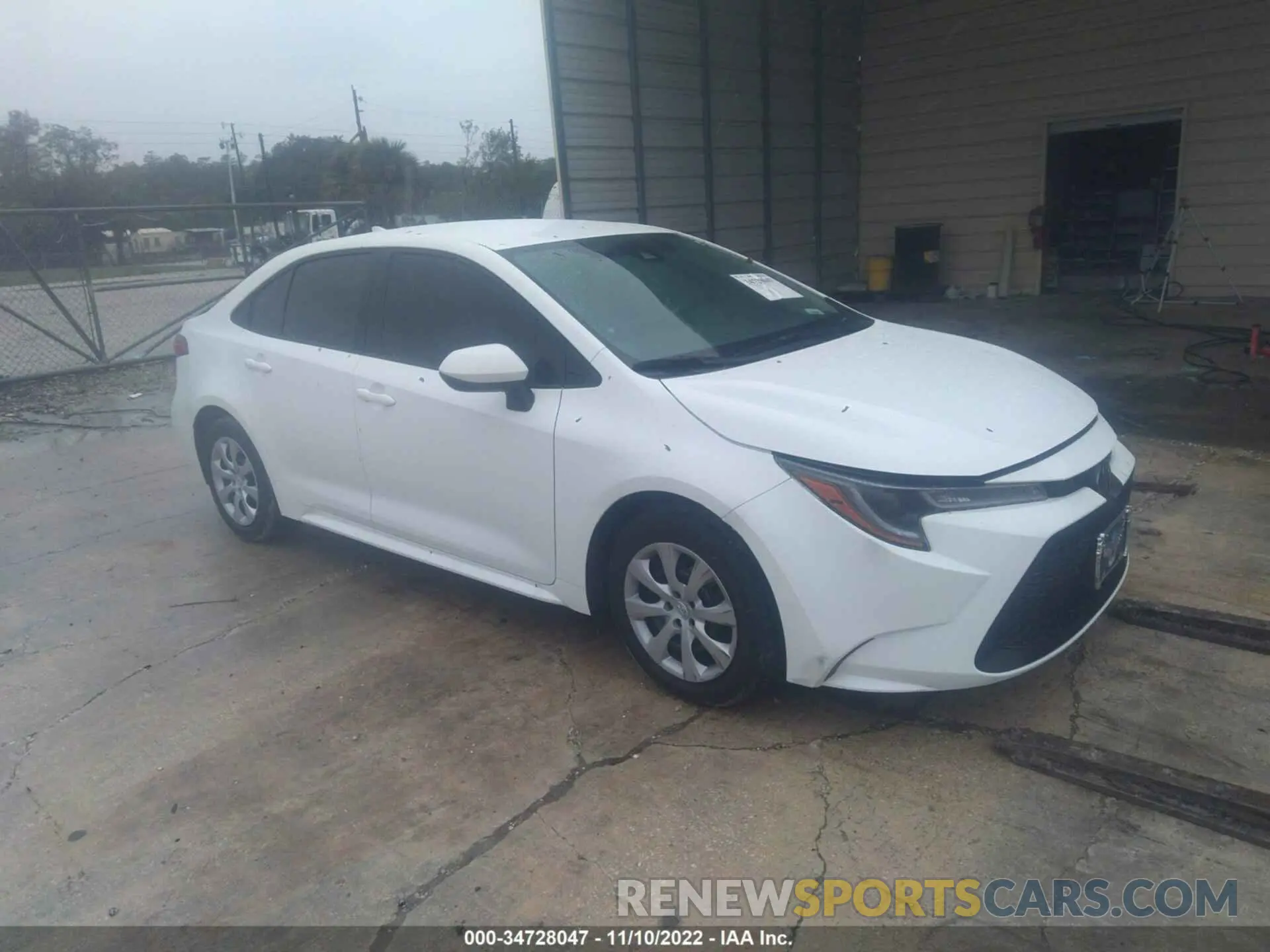 1 Photograph of a damaged car 5YFEPMAE3MP266756 TOYOTA COROLLA 2021
