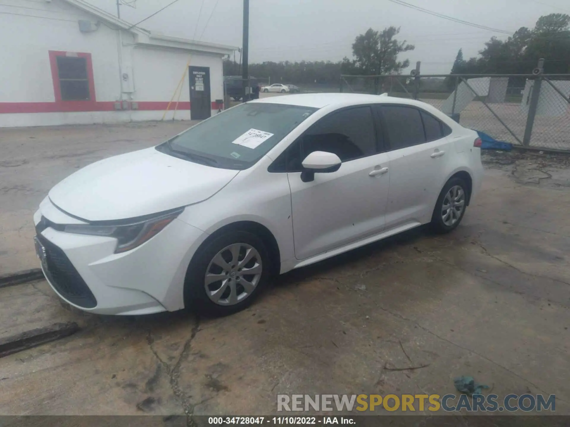 2 Photograph of a damaged car 5YFEPMAE3MP266756 TOYOTA COROLLA 2021