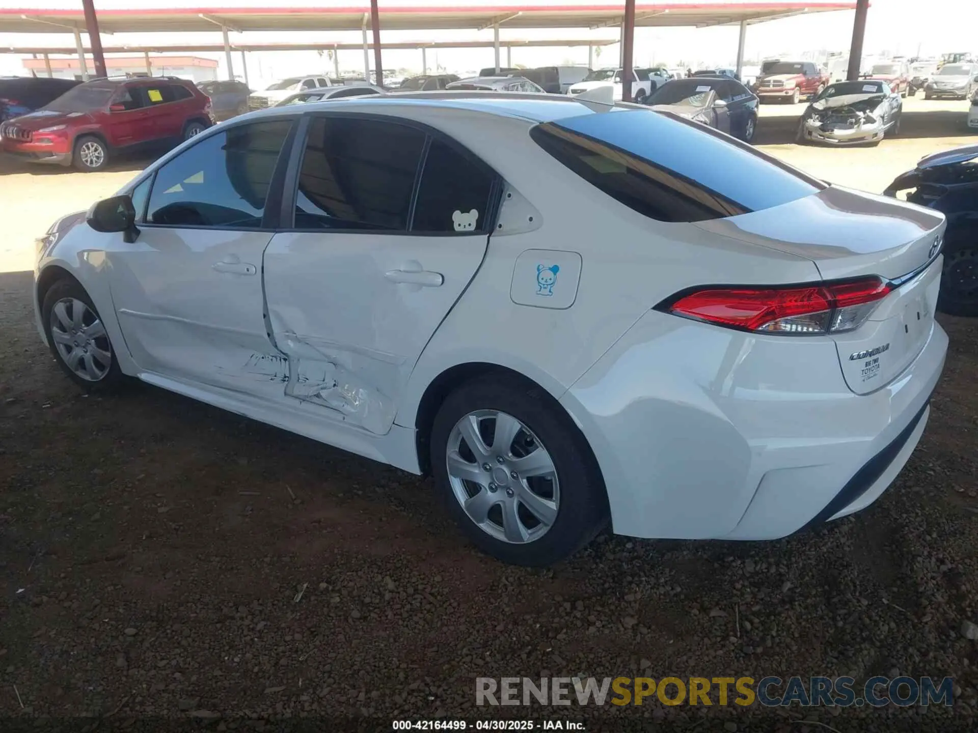 3 Фотография поврежденного автомобиля 5YFEPMAE4MP148246 TOYOTA COROLLA 2021