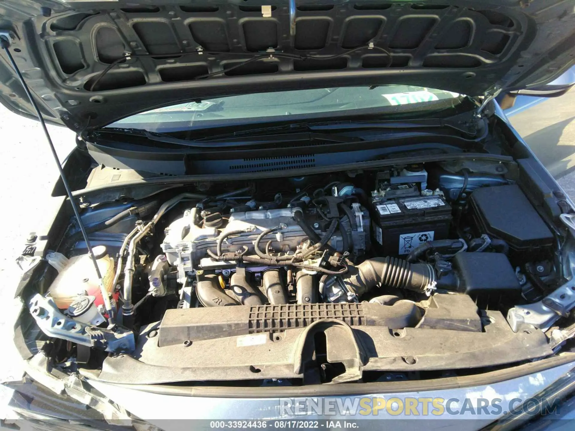 10 Фотография поврежденного автомобиля 5YFEPMAE4MP153110 TOYOTA COROLLA 2021