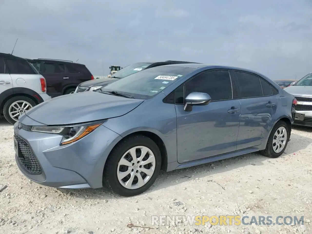 1 Photograph of a damaged car 5YFEPMAE4MP168092 TOYOTA COROLLA 2021