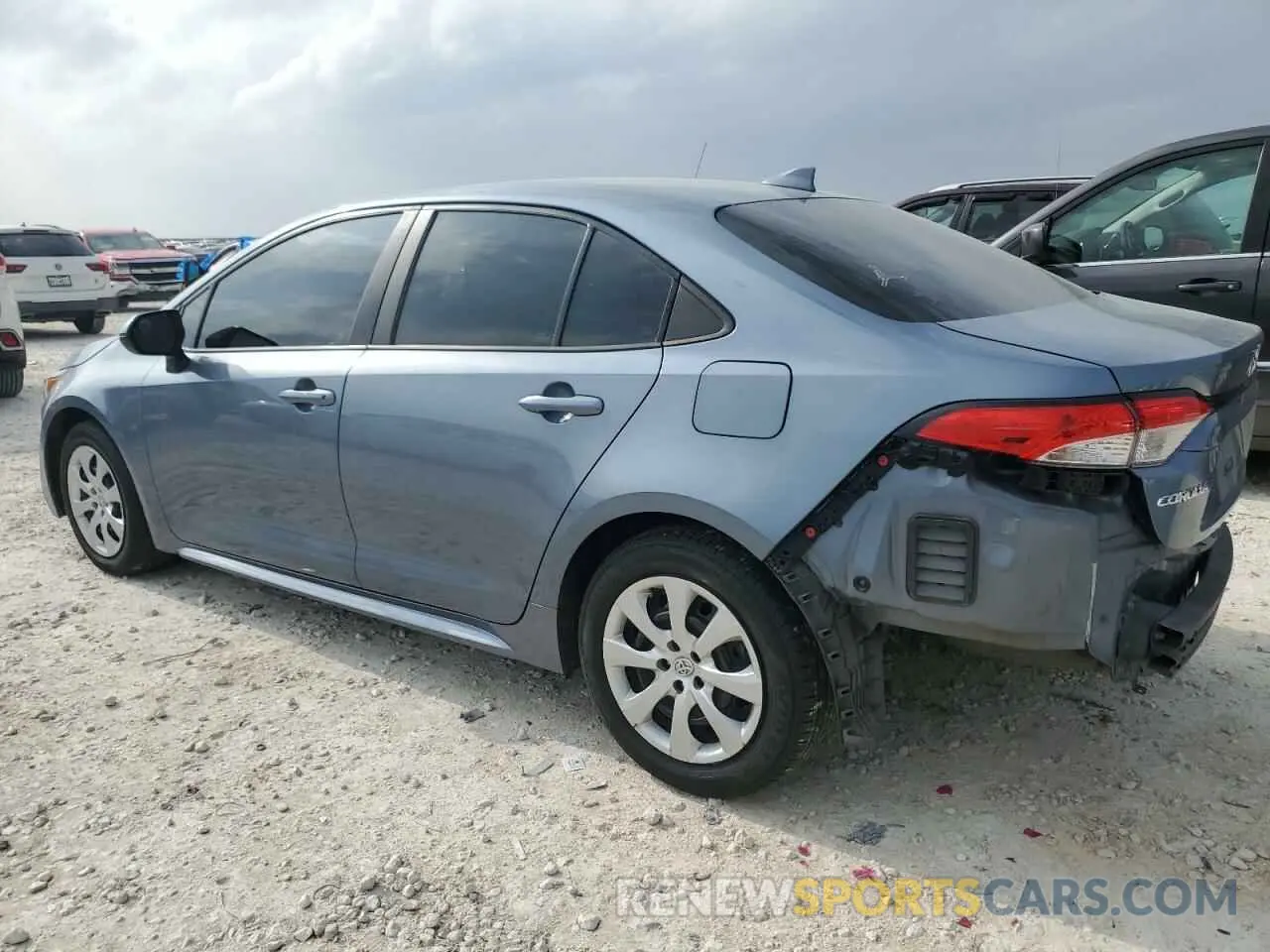 2 Photograph of a damaged car 5YFEPMAE4MP168092 TOYOTA COROLLA 2021
