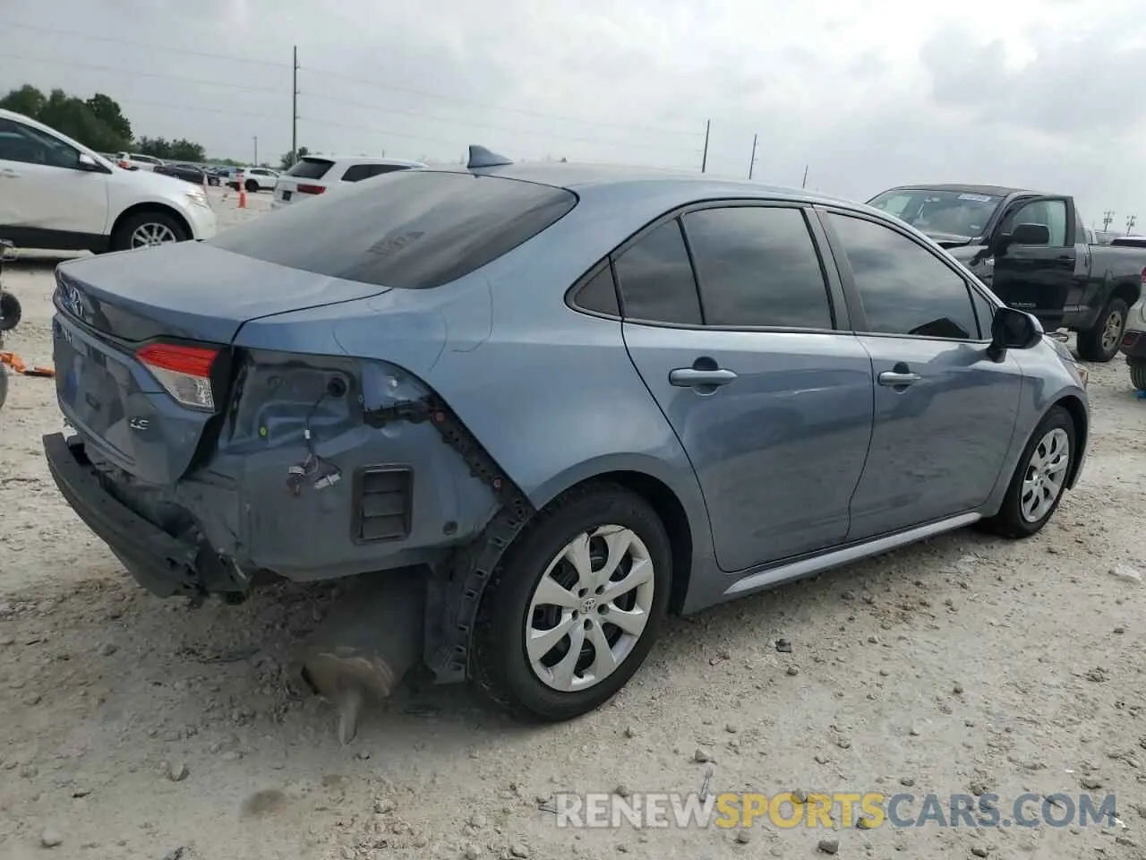 3 Photograph of a damaged car 5YFEPMAE4MP168092 TOYOTA COROLLA 2021