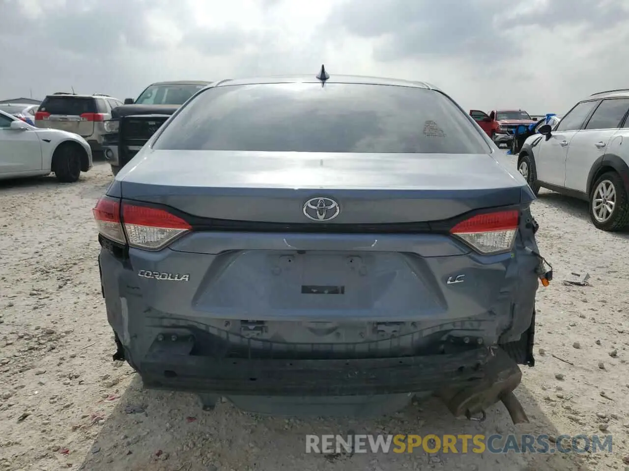 6 Photograph of a damaged car 5YFEPMAE4MP168092 TOYOTA COROLLA 2021