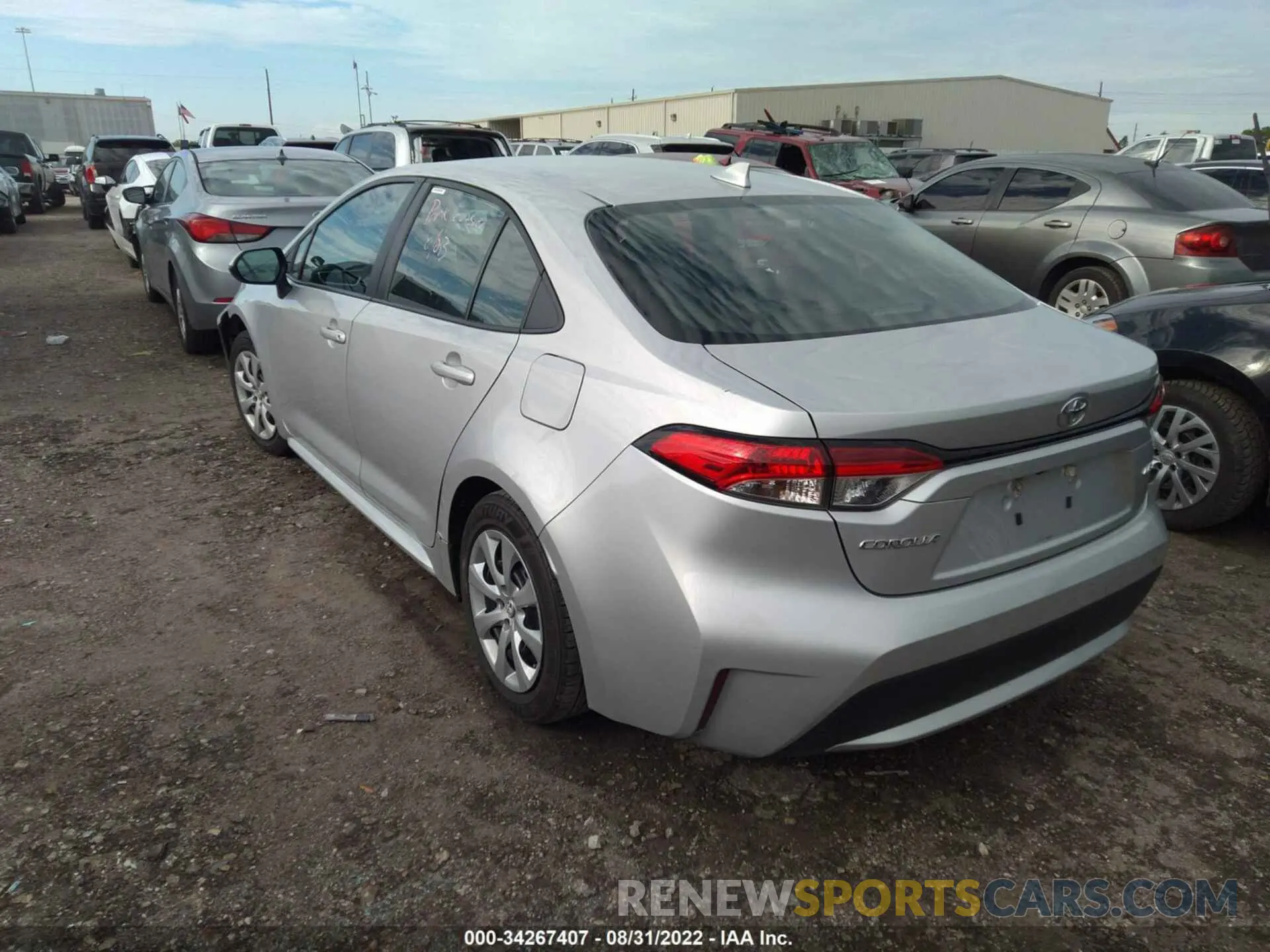 3 Photograph of a damaged car 5YFEPMAE4MP171297 TOYOTA COROLLA 2021