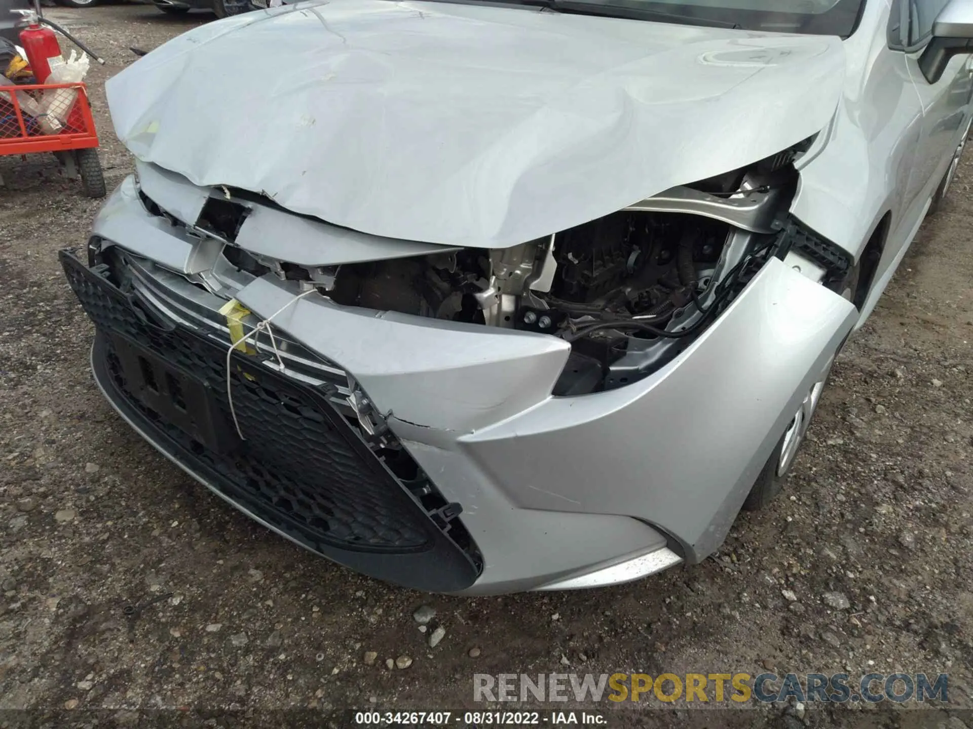 6 Photograph of a damaged car 5YFEPMAE4MP171297 TOYOTA COROLLA 2021