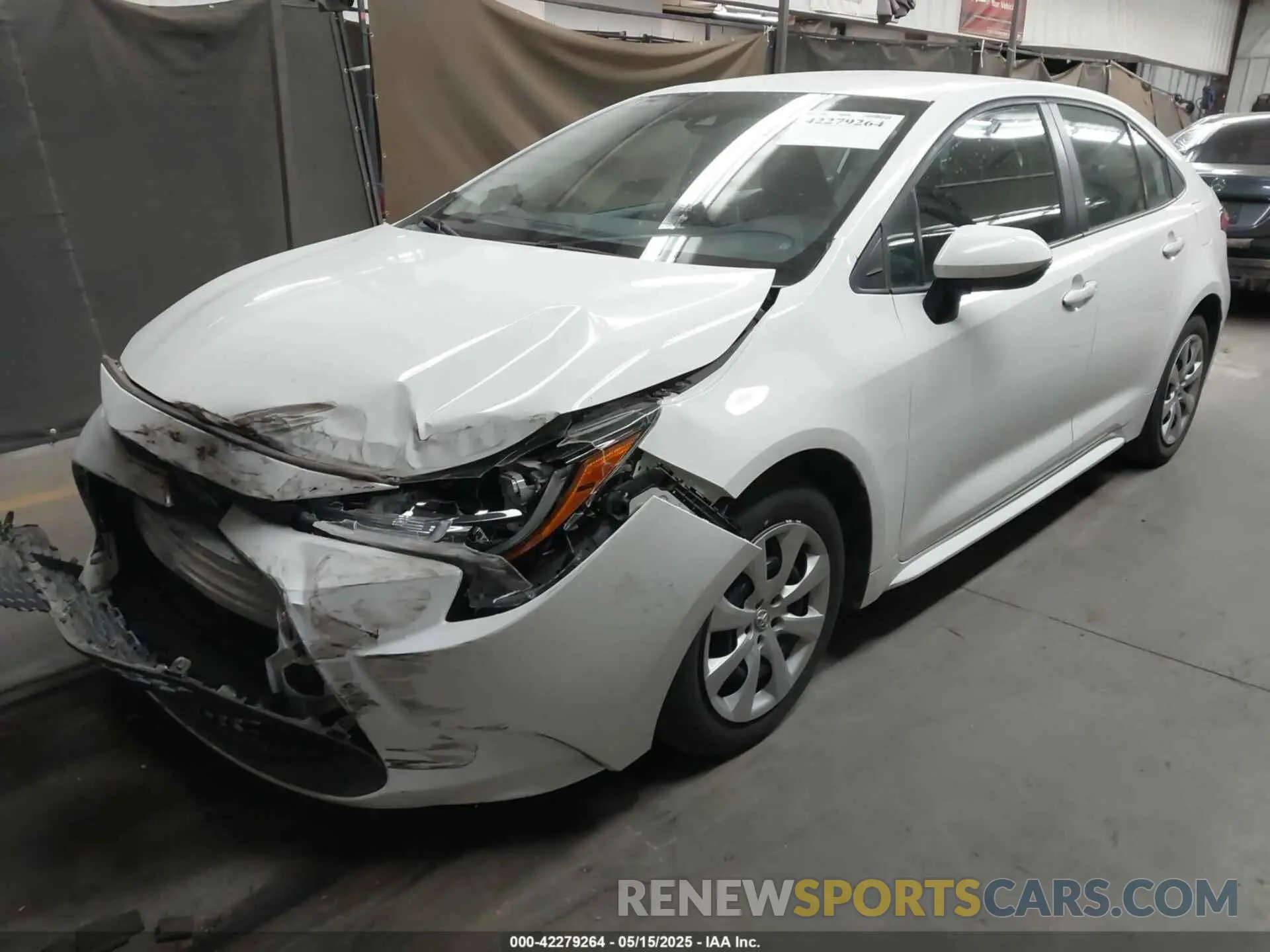 2 Photograph of a damaged car 5YFEPMAE4MP176743 TOYOTA COROLLA 2021