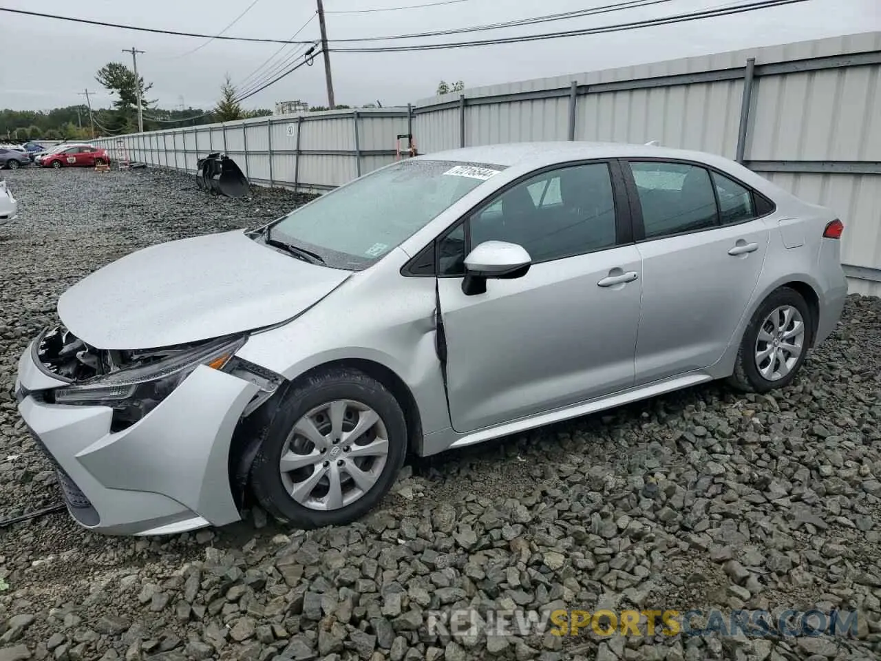 1 Photograph of a damaged car 5YFEPMAE4MP179335 TOYOTA COROLLA 2021