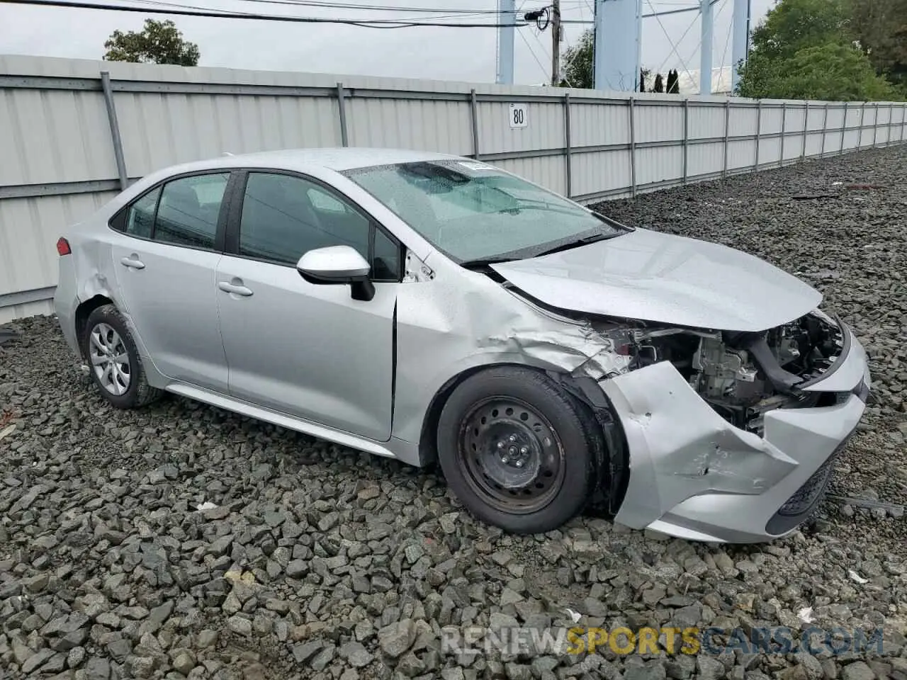 4 Photograph of a damaged car 5YFEPMAE4MP179335 TOYOTA COROLLA 2021