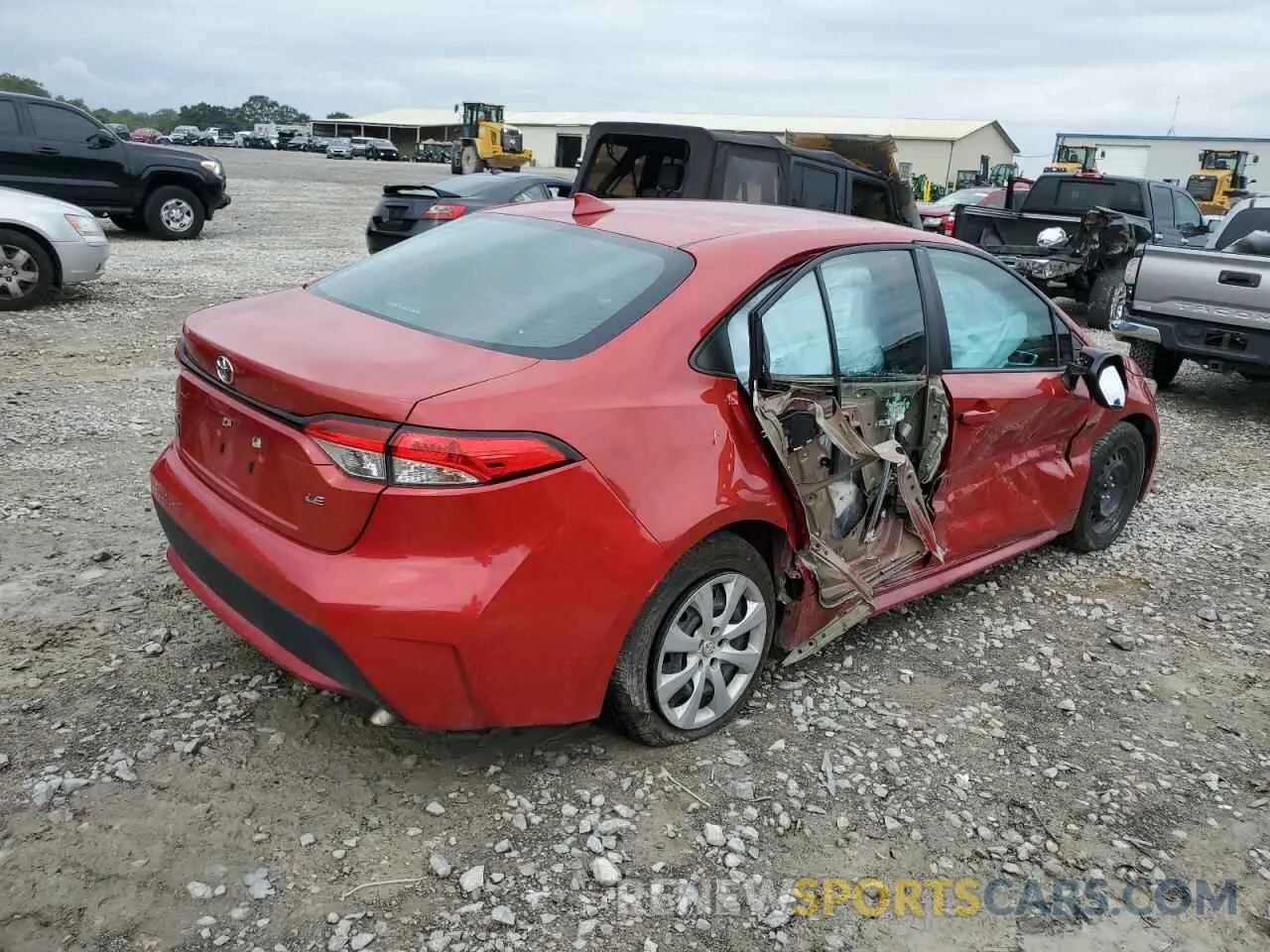 3 Фотография поврежденного автомобиля 5YFEPMAE4MP182526 TOYOTA COROLLA 2021