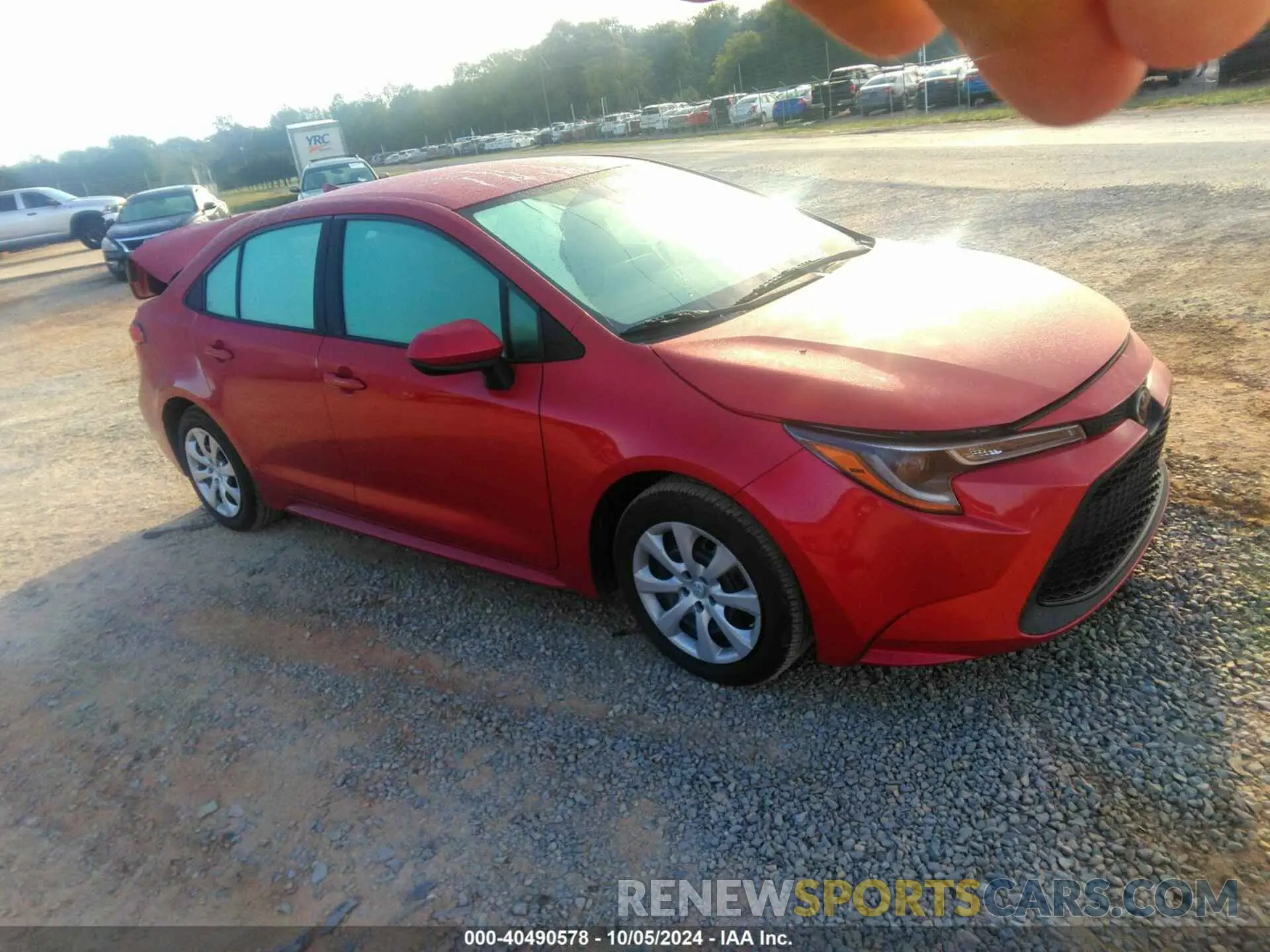 1 Фотография поврежденного автомобиля 5YFEPMAE4MP186365 TOYOTA COROLLA 2021