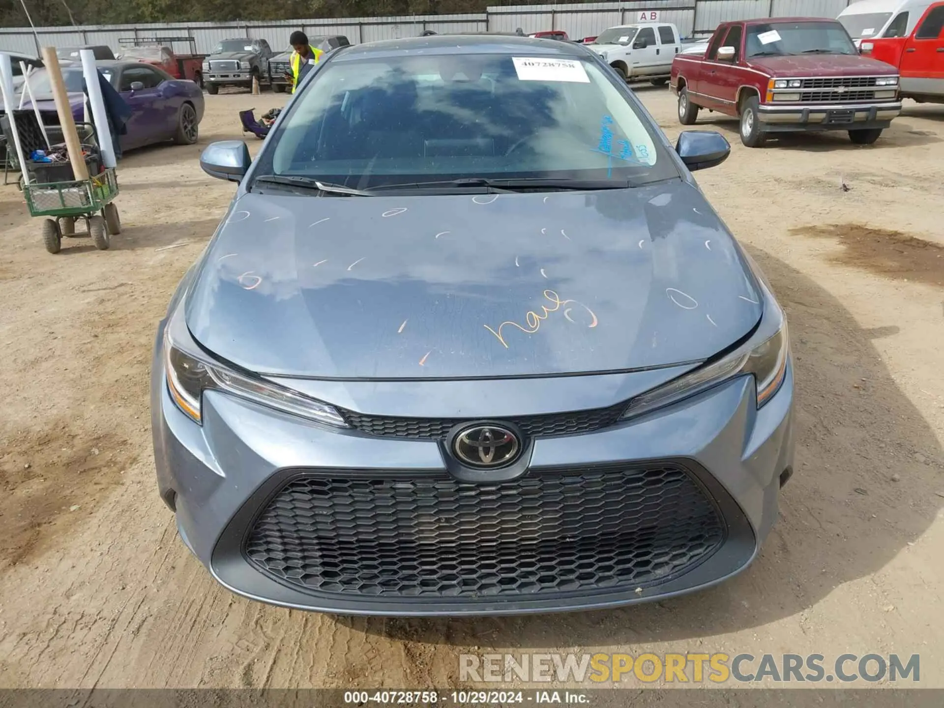 6 Photograph of a damaged car 5YFEPMAE4MP187838 TOYOTA COROLLA 2021