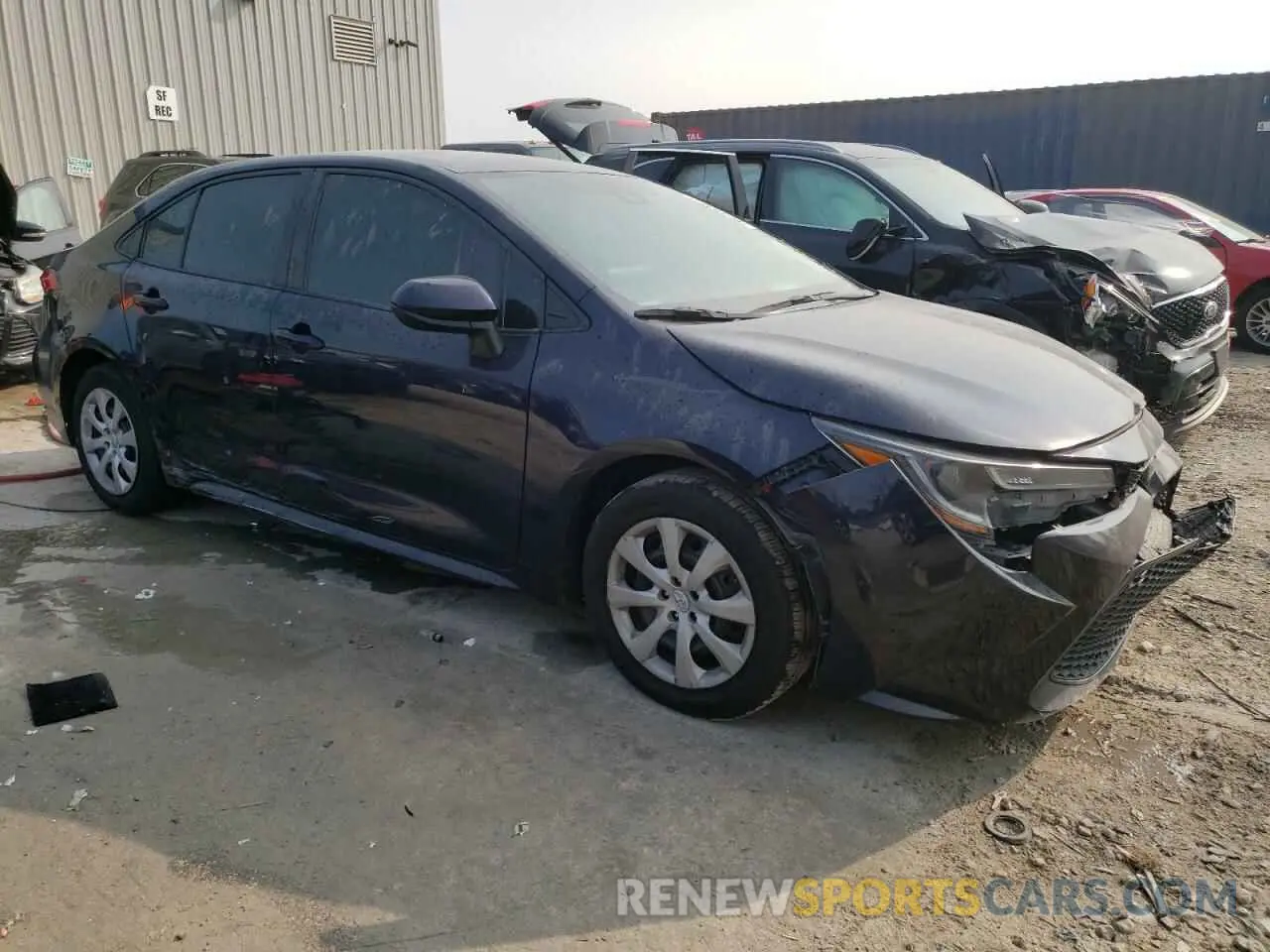 4 Фотография поврежденного автомобиля 5YFEPMAE4MP189170 TOYOTA COROLLA 2021