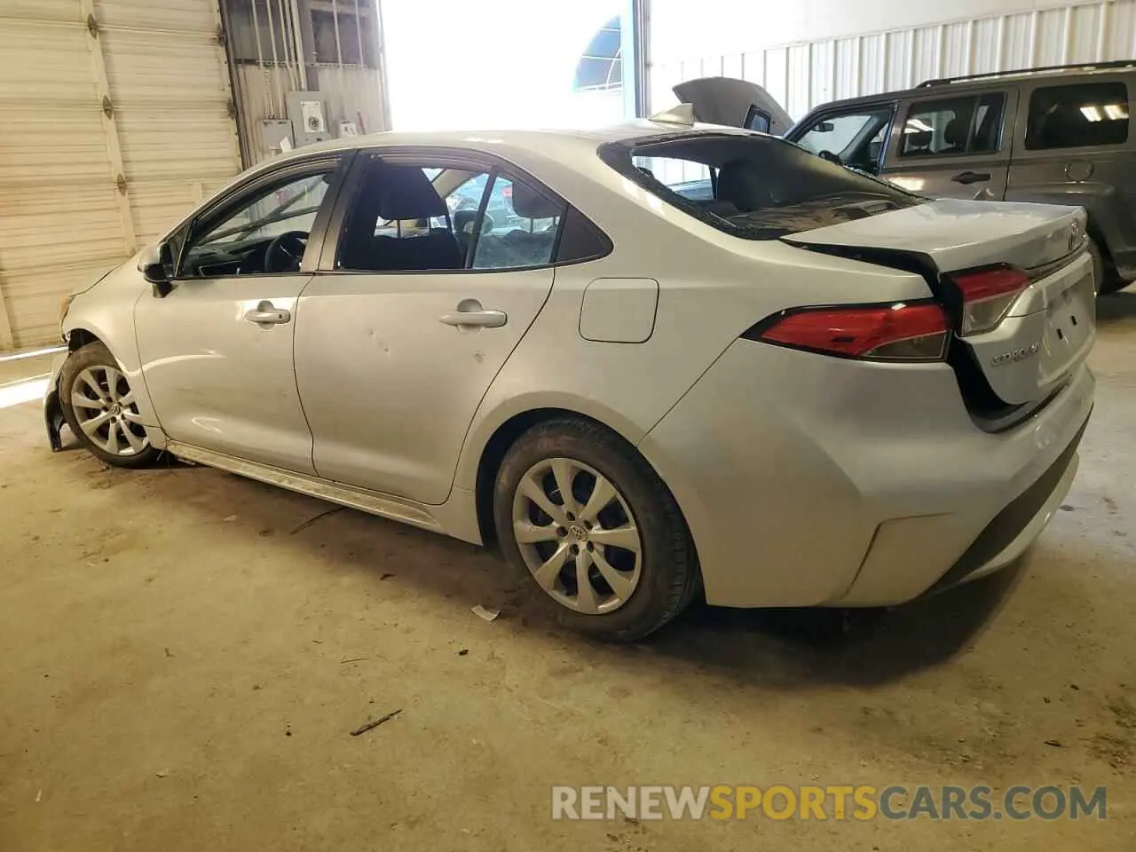 2 Photograph of a damaged car 5YFEPMAE4MP191081 TOYOTA COROLLA 2021