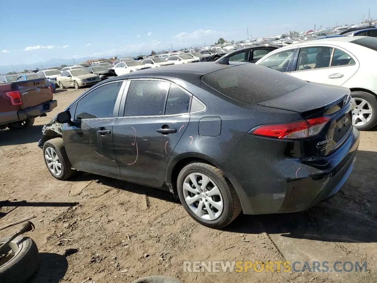 2 Photograph of a damaged car 5YFEPMAE4MP194031 TOYOTA COROLLA 2021