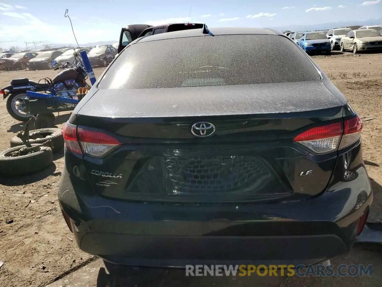 6 Photograph of a damaged car 5YFEPMAE4MP194031 TOYOTA COROLLA 2021