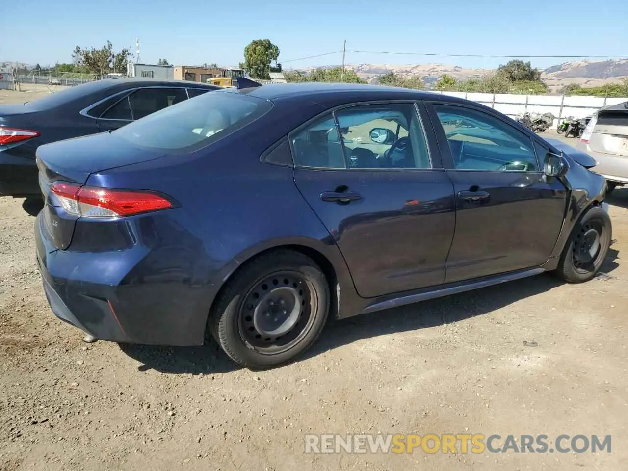 3 Photograph of a damaged car 5YFEPMAE4MP196233 TOYOTA COROLLA 2021