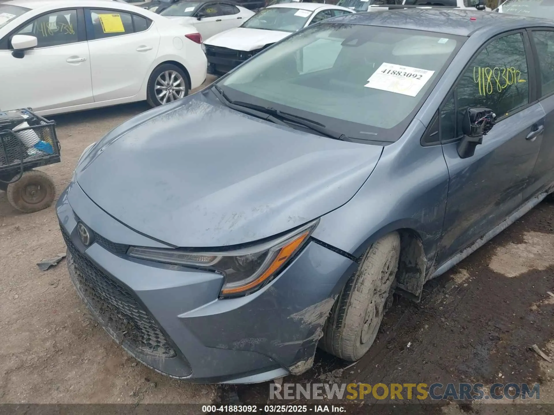 6 Фотография поврежденного автомобиля 5YFEPMAE4MP212396 TOYOTA COROLLA 2021