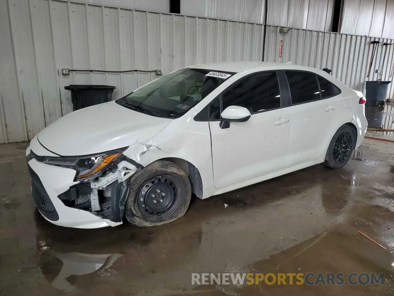 1 Photograph of a damaged car 5YFEPMAE4MP225410 TOYOTA COROLLA 2021