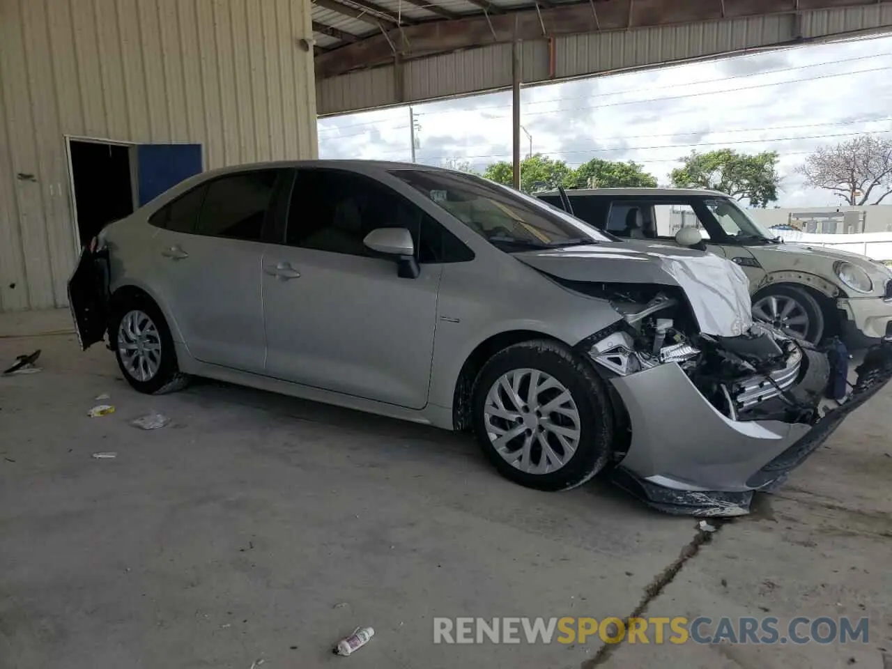 4 Фотография поврежденного автомобиля 5YFEPMAE4MP227416 TOYOTA COROLLA 2021