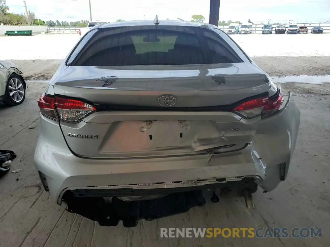 6 Фотография поврежденного автомобиля 5YFEPMAE4MP227416 TOYOTA COROLLA 2021