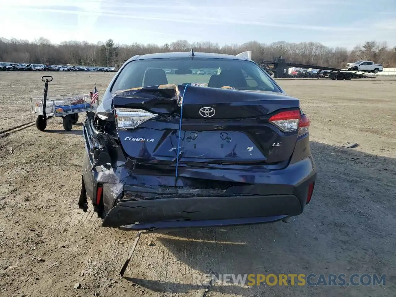 6 Photograph of a damaged car 5YFEPMAE4MP231403 TOYOTA COROLLA 2021