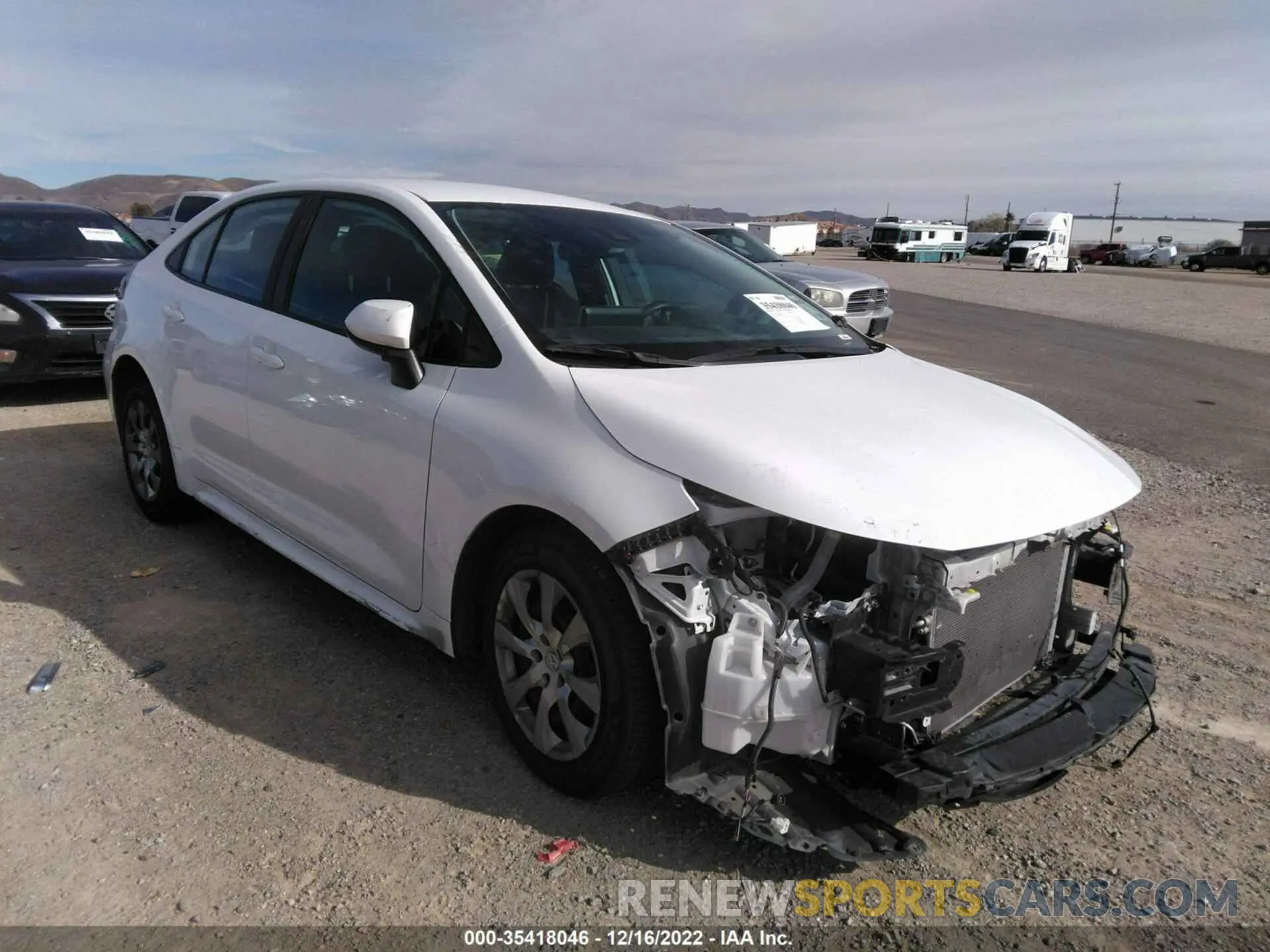 1 Фотография поврежденного автомобиля 5YFEPMAE4MP254597 TOYOTA COROLLA 2021