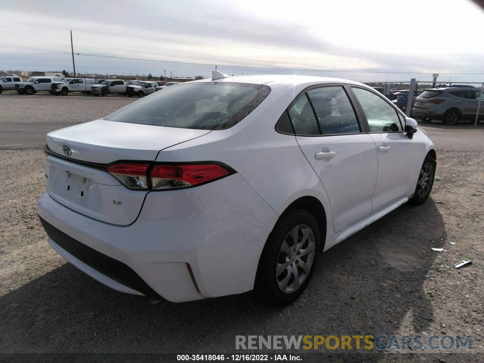 4 Фотография поврежденного автомобиля 5YFEPMAE4MP254597 TOYOTA COROLLA 2021