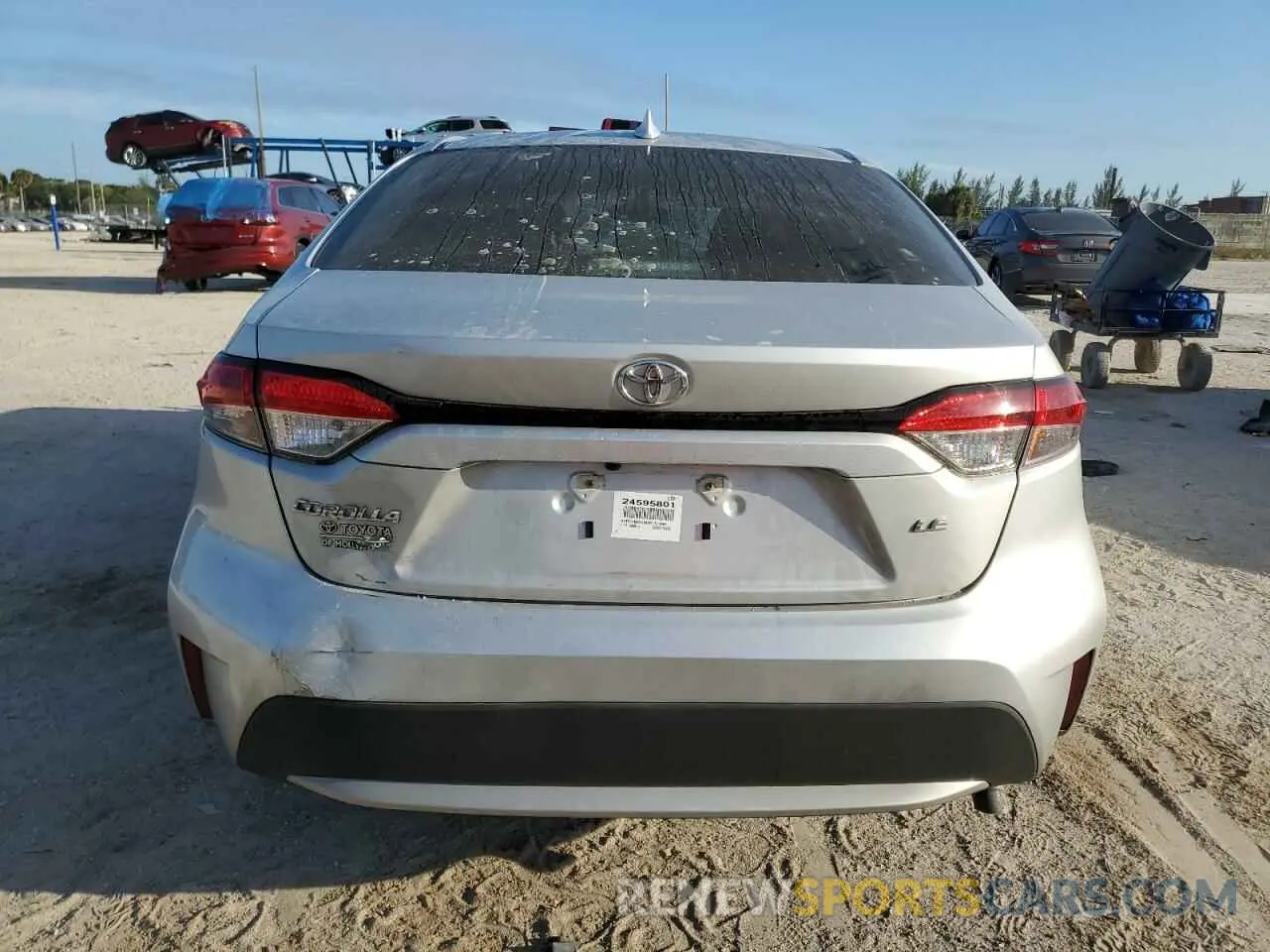 6 Фотография поврежденного автомобиля 5YFEPMAE5MP151298 TOYOTA COROLLA 2021