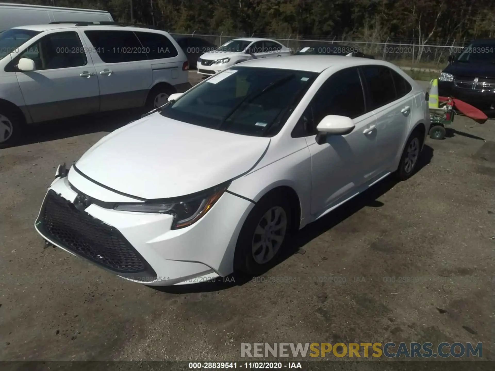 2 Photograph of a damaged car 5YFEPMAE5MP152547 TOYOTA COROLLA 2021