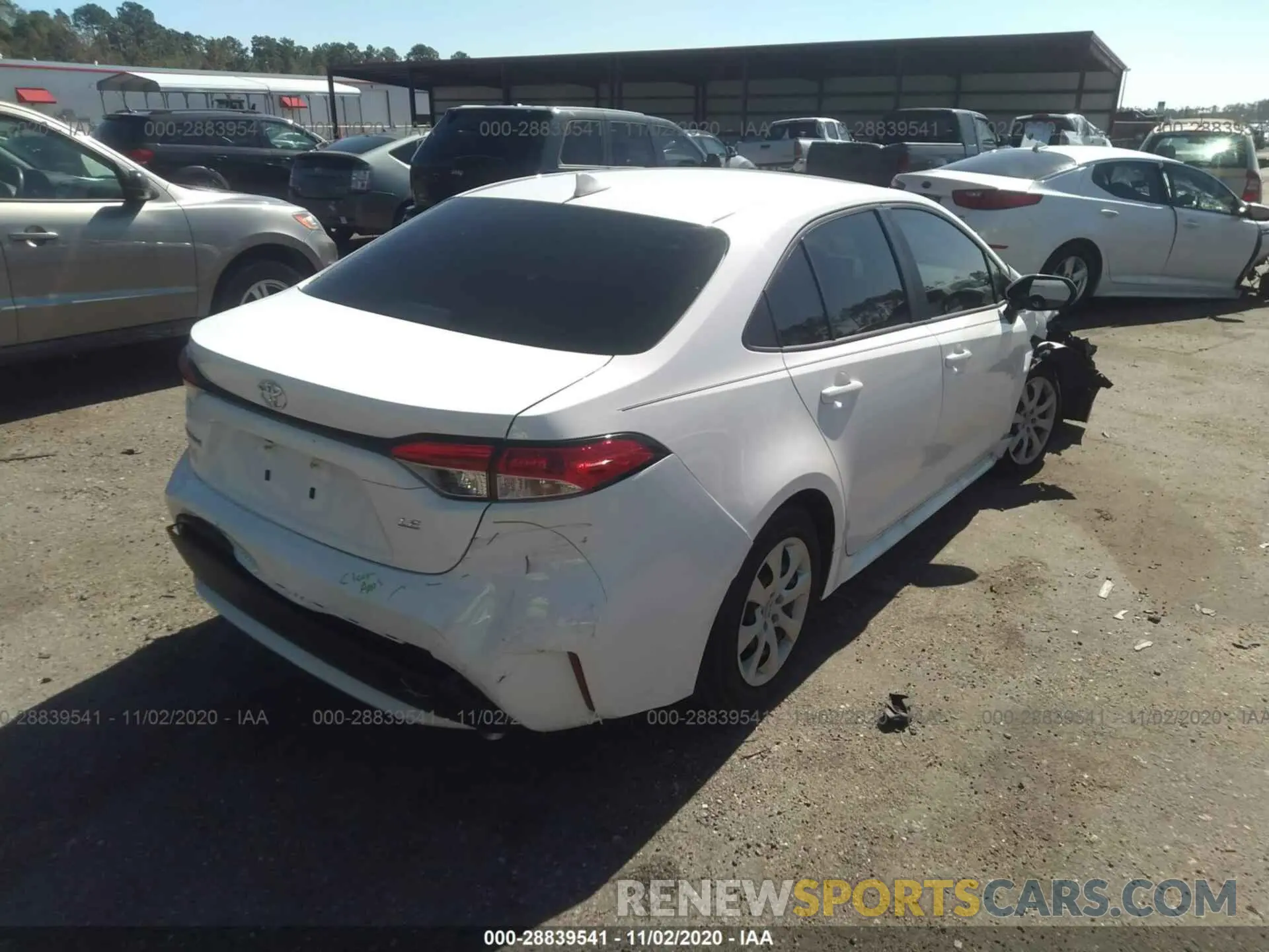 4 Photograph of a damaged car 5YFEPMAE5MP152547 TOYOTA COROLLA 2021