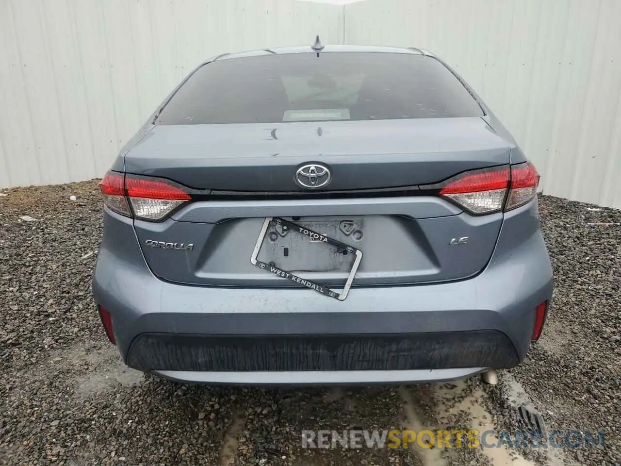 6 Фотография поврежденного автомобиля 5YFEPMAE5MP155142 TOYOTA COROLLA 2021