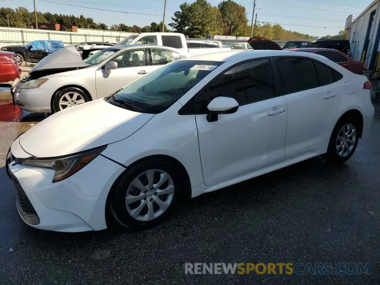 1 Photograph of a damaged car 5YFEPMAE5MP155822 TOYOTA COROLLA 2021