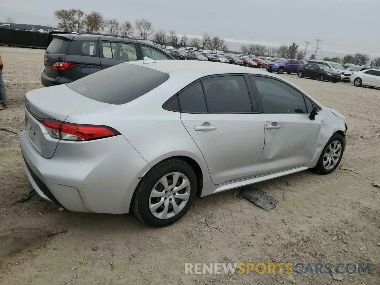3 Photograph of a damaged car 5YFEPMAE5MP155996 TOYOTA COROLLA 2021
