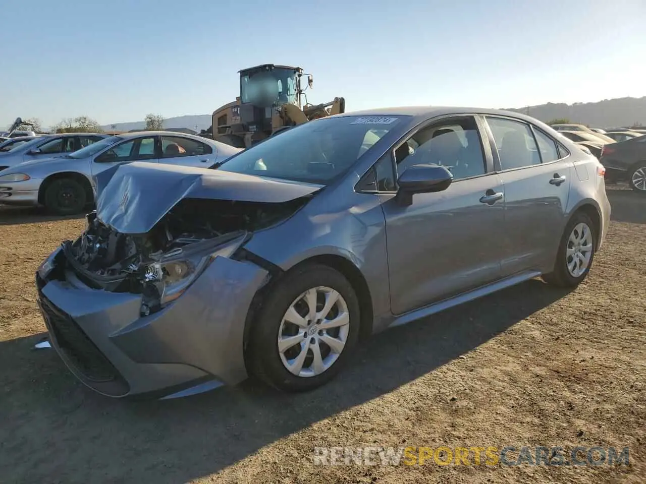 1 Photograph of a damaged car 5YFEPMAE5MP161300 TOYOTA COROLLA 2021