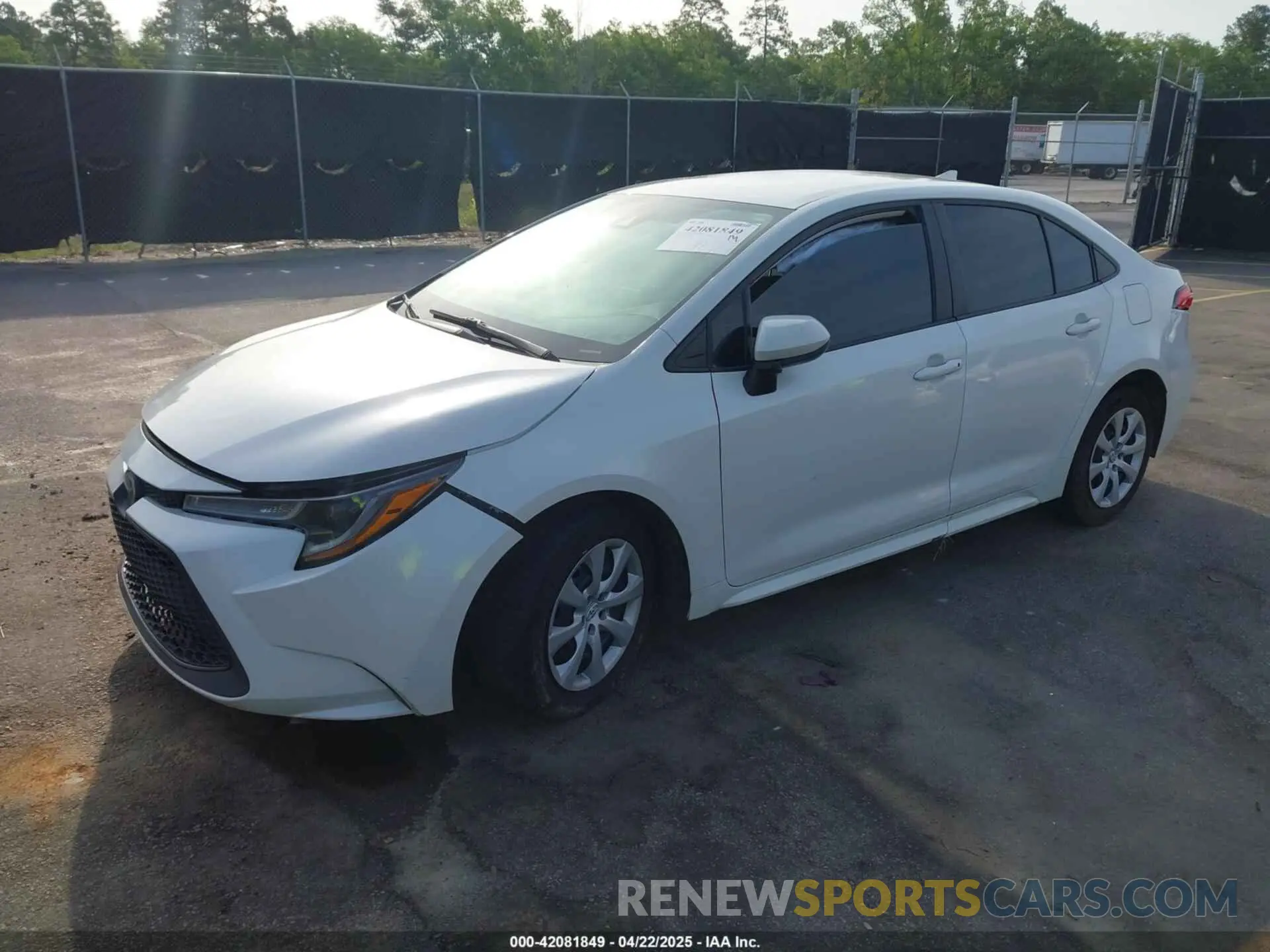 2 Фотография поврежденного автомобиля 5YFEPMAE5MP163371 TOYOTA COROLLA 2021