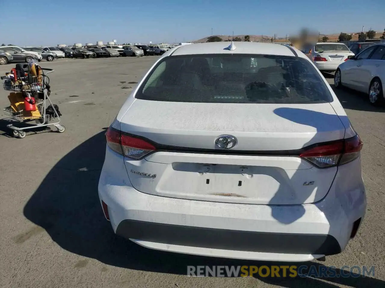 6 Photograph of a damaged car 5YFEPMAE5MP165492 TOYOTA COROLLA 2021