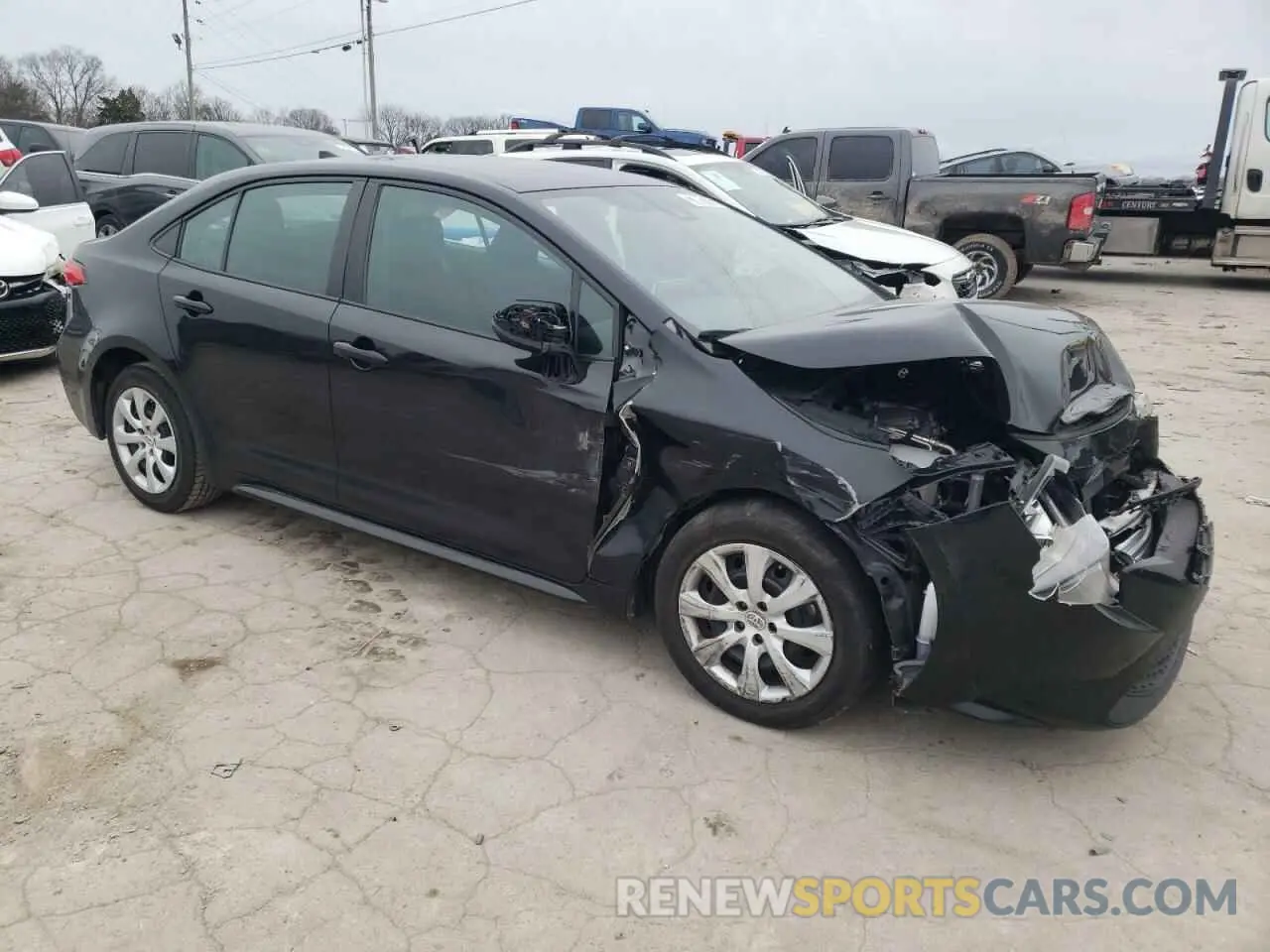 4 Фотография поврежденного автомобиля 5YFEPMAE5MP166593 TOYOTA COROLLA 2021