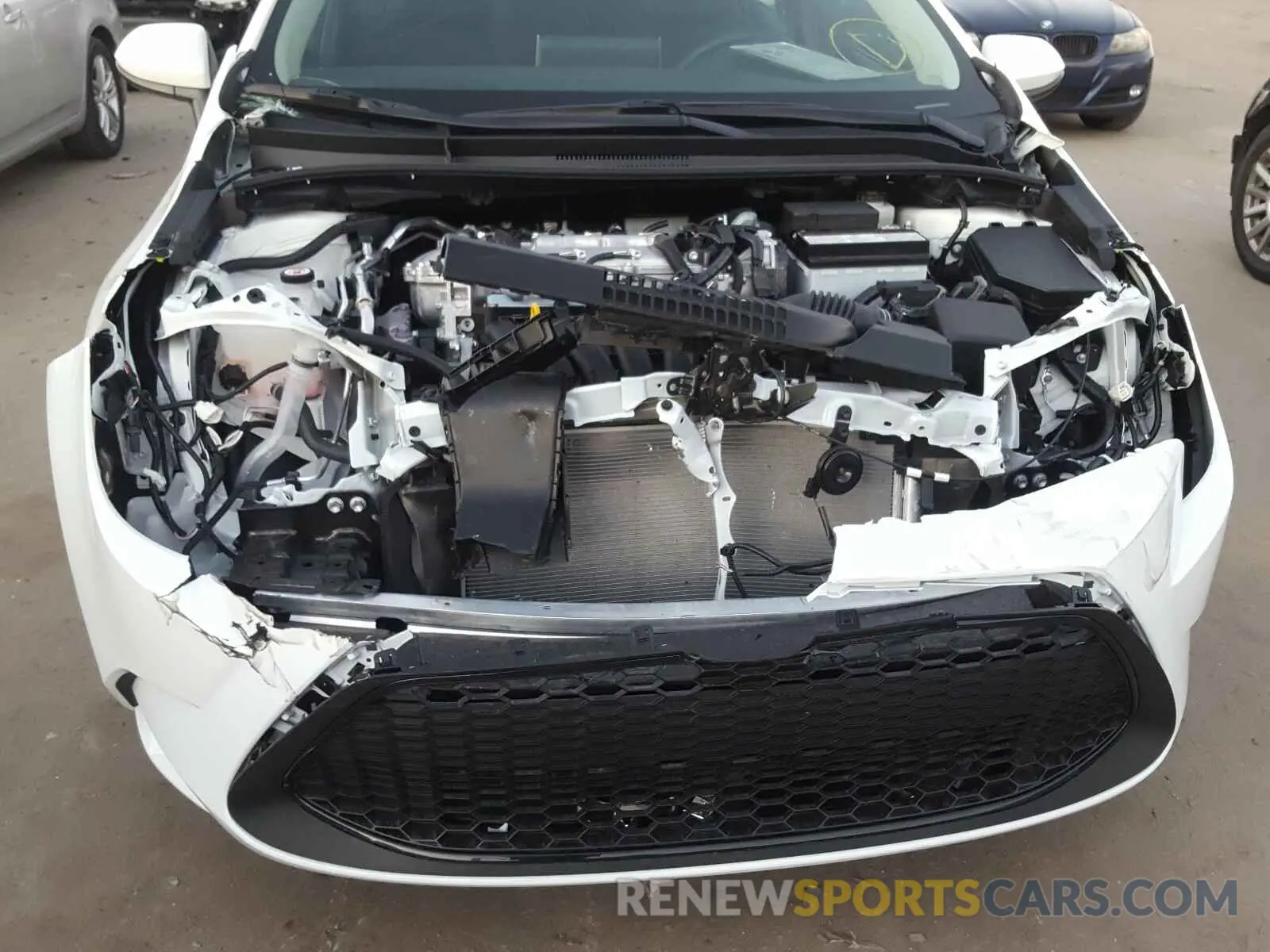 9 Photograph of a damaged car 5YFEPMAE5MP167629 TOYOTA COROLLA 2021