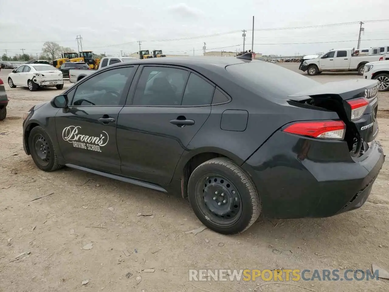 2 Photograph of a damaged car 5YFEPMAE5MP177688 TOYOTA COROLLA 2021